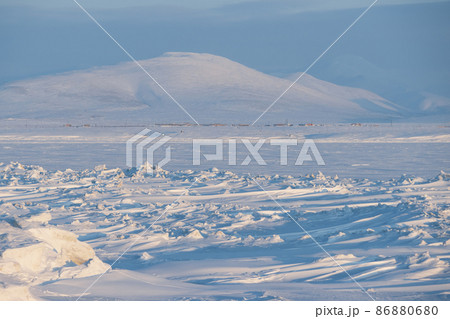 Winter arctic landscape Winter arctic landscape 86880680