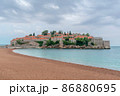 Sveti Stefan island, Budva riviera, Montenegro 86880695