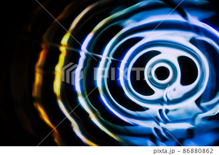 Sound waves in the dark in full color Sound waves in the dark in full color 86880862