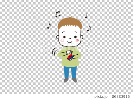 男孩打響板 86883916