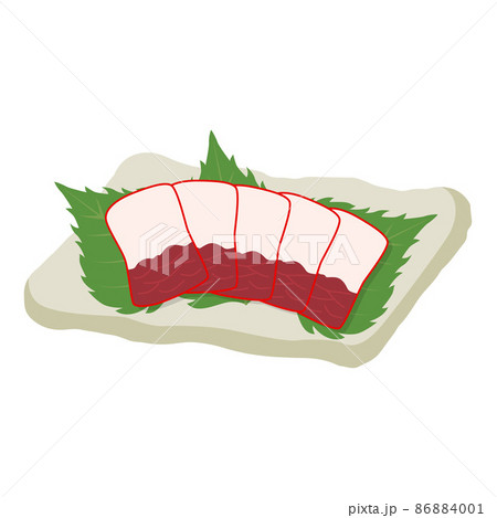 くじらベーコンのイラスト 86884001