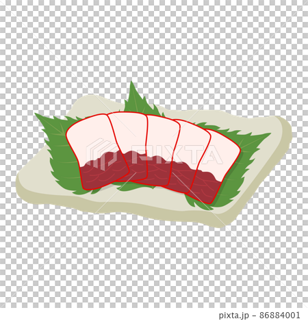 くじらベーコンのイラスト 86884001
