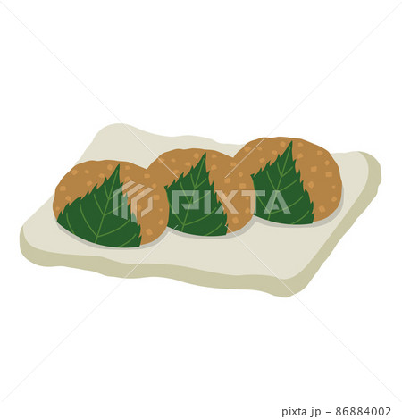 さんが焼きのイラスト 86884002
