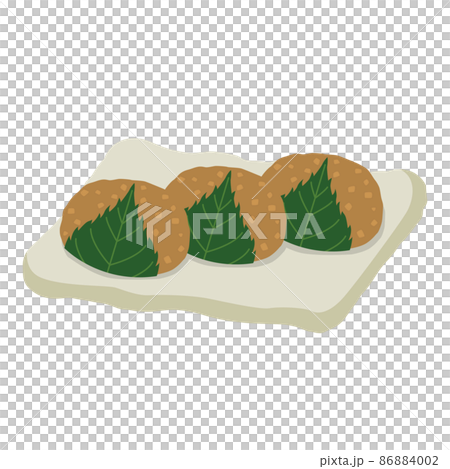 さんが焼きのイラスト 86884002