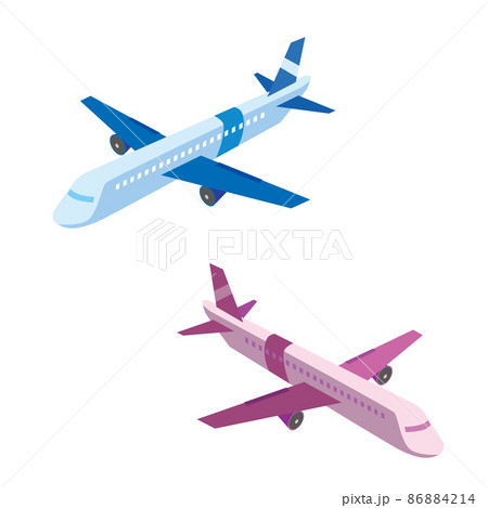 航空機のアイソメトリックイラスト 86884214