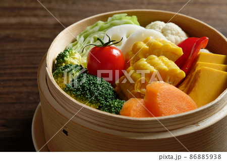 野菜のせいろ蒸し 86885938