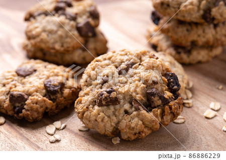 オートミールチョコクッキー オートミールチョコクッキー 86886229