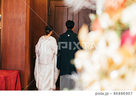 結婚式イメージ 新郎新婦の入場 結婚式イメージ 新郎新婦の入場 86886907