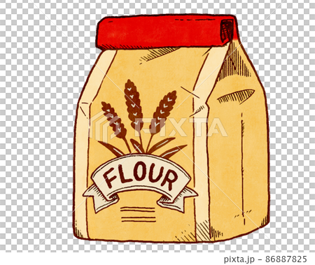 Flour in a bag_Red 86887825