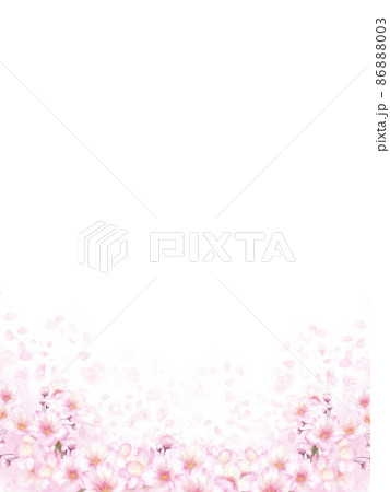 桜の背景 86888003