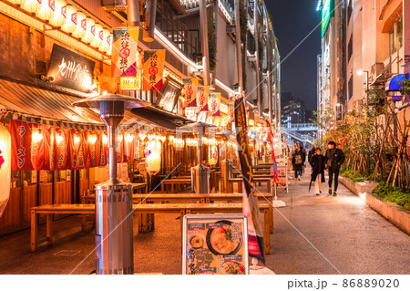 《東京都》渋谷横丁・飲み屋街 《東京都》渋谷横丁・飲み屋街 86889020