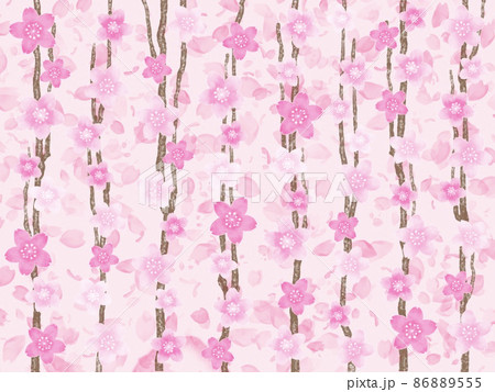 一面桜の背景 一面桜の背景 86889555