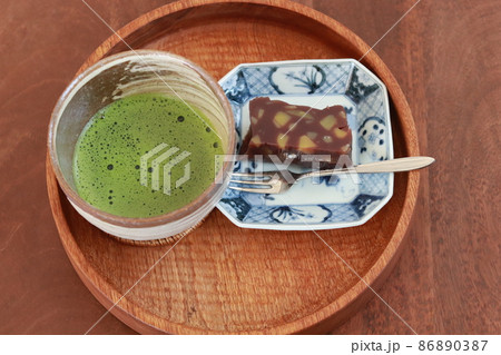 お抹茶と羊羹 86890387
