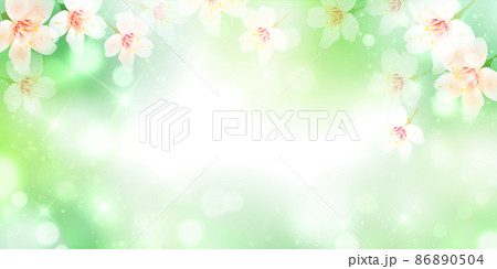 桜 春 花 背景のイラスト素材 桜 春 花 背景のイラスト素材