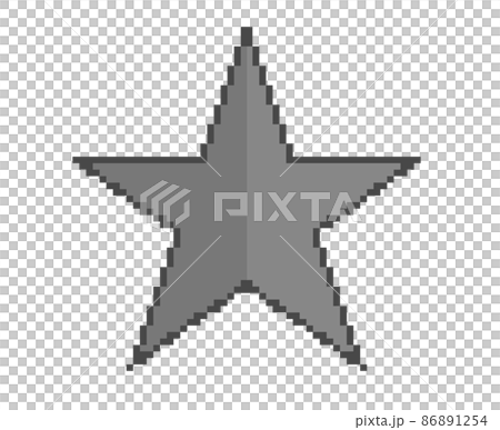 星星的像素藝術（黑色） 86891254