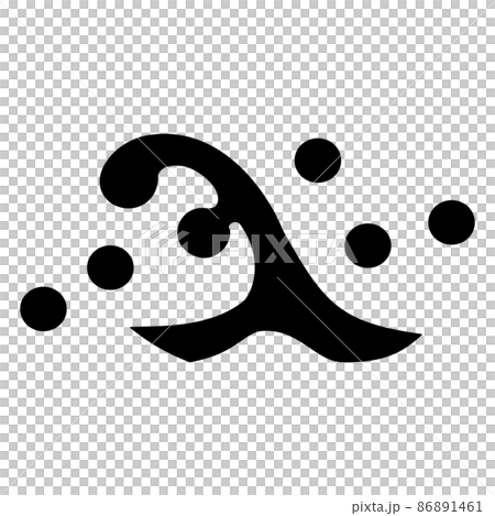 斎藤道三の家紋 二頭波 斎藤道三の家紋 二頭波 86891461