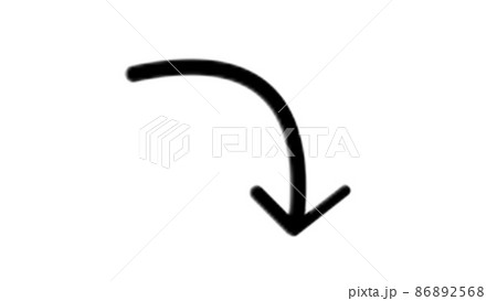 矢印 86892568