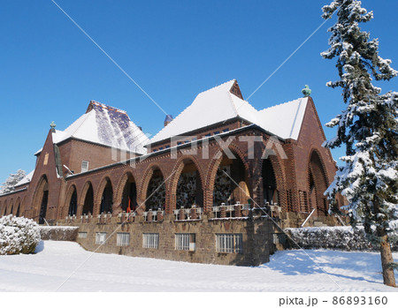 Building of the crematorium in Debrecen city, Hungary 86893160