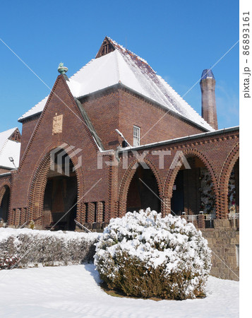 Building of the crematorium in Debrecen city, Hungary 86893161