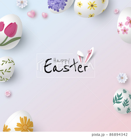 Easter banner design vector illustration 86894342