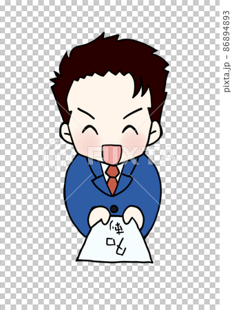 A businessman exchanging business cards A businessman exchanging business cards 86894893