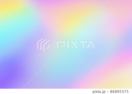 Abstract pastel holographic blurred grainy gradient background 86895375