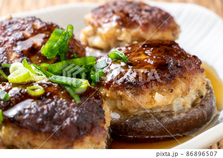 しいたけの肉詰めあんかけ。 86896507