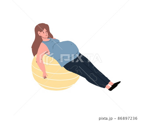 Flat cartoon woman character,pregnancy courses and classes,healthy happy motherhood social medical vector illustration concept Flat cartoon woman character,pregnancy courses and classes,healthy happy motherhood social medical vector illustration concept 86897236