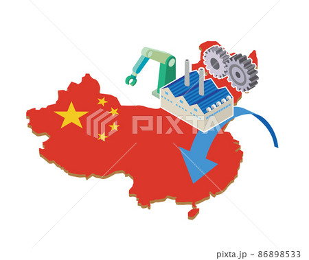 中国への工場設備移管のイメージ 86898533