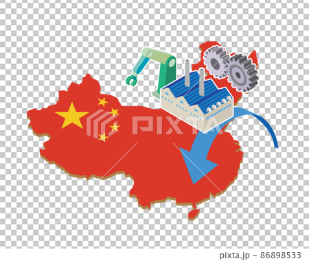 中国への工場設備移管のイメージ 86898533