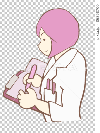 心理検査を実施する臨床心理士のイラスト シンプル 心理検査を実施する臨床心理士のイラスト シンプル 86898700