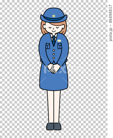 女警鞠躬 86898817