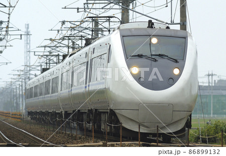 北陸本線　美川－加賀笠間　JR西日本　681系　W11＋T23編成（金沢）　サンダーバード 86899132