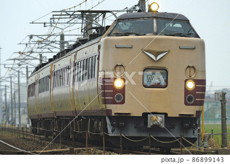 北陸本線 美川-加賀笠間 JR西日本 485系 K02編成(金沢) 加越 北陸本線 美川-加賀笠間 JR西日本 485系 K02編成(金沢) 加越 86899143