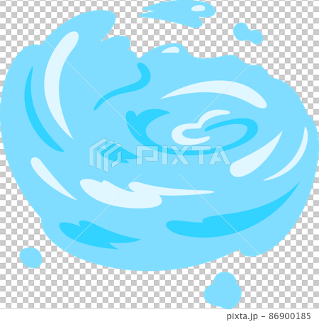 渦を巻く水流 86900185
