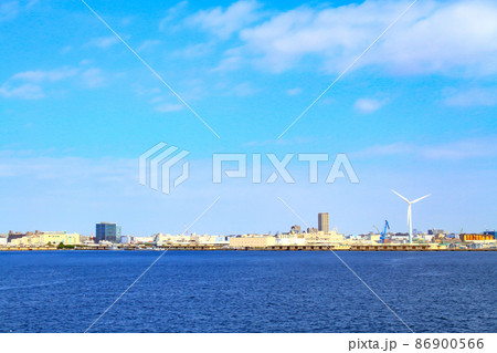 横浜市、横浜港の風景 86900566