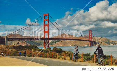 サンフランシスコの日常風景・ゴールデンゲートブリッジ2 86901726