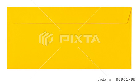 yellow envelope isolated on white background yellow envelope isolated on white background 86901799