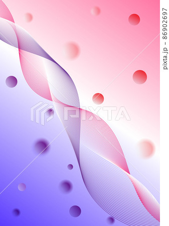 abstract background blend Fluid liquid style gradient violet pink tone wallpaper vector illustration 86902697