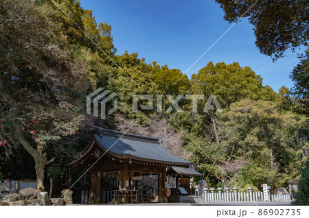 神社 手水舎 86902735