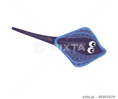 Stingray Fish Icon 86903829