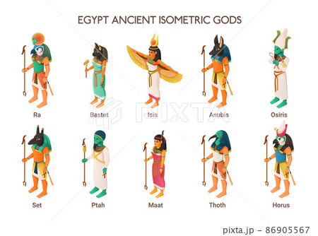 Egypt Ancient Gods Set 86905567