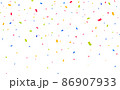 Confetti background. Party confetti pieces 86907933