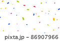 Confetti background. Party confetti pieces 86907966