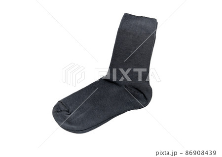 gray socks isolated on white background 86908439