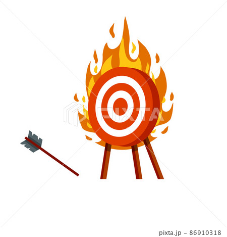 Target for arrows. Vector stock Hit and miss. Target for arrows. Vector stock Hit and miss. 86910318