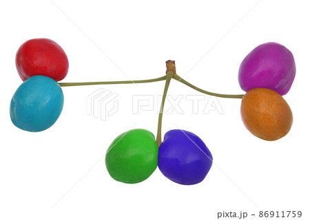 Variegated cherries Variegated cherries 86911759