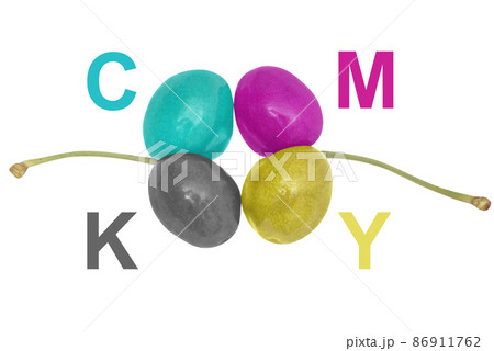 CMYK cherries 86911762