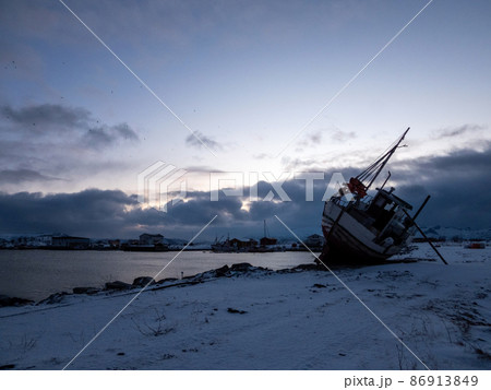 Fishing Boat in Sommaroy, Troms og Finnmark, Norway 86913849