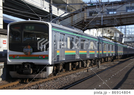 引退寸前の宇都宮線205系（8両編成：宇都宮⇔黒磯） 86914804